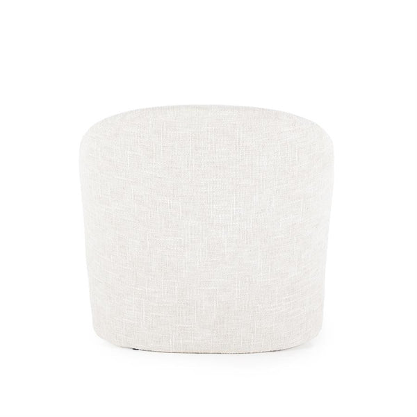 Fauteuil Owen Eleonora zonder armleuning - Beige Batea stof