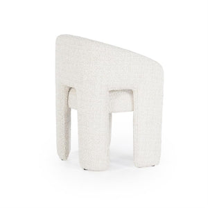 Eetkamerstoel Hamilton  Eleonora met armleuning - Beige stof