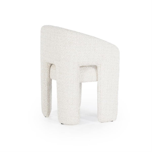 Eetkamerstoel Hamilton  Eleonora met armleuning - Beige stof