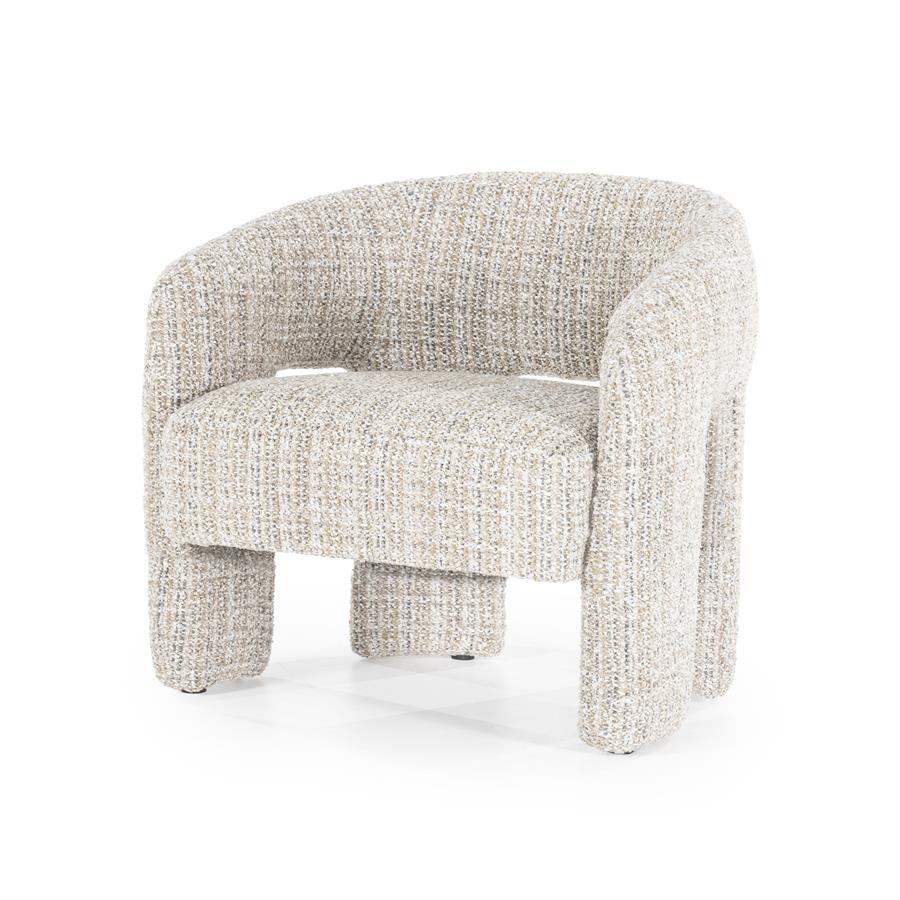 Fauteuil Hamilton Eleonora met armleuning - Taupe stof