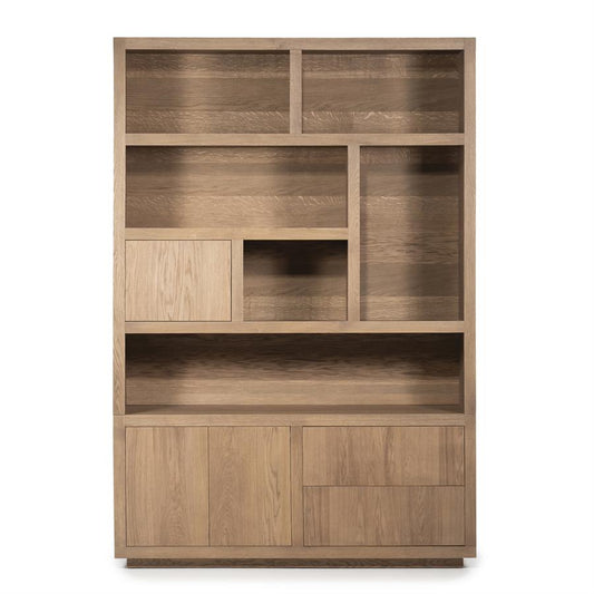 Kabinet/Wandkast Helsinki Eleonora  150x220 cm - Lichtbruin eiken