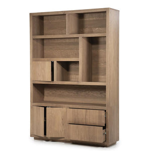 Kabinet/Wandkast Helsinki Eleonora  150x220 cm - Lichtbruin eiken