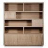 Kabinet/Wandkast Helsinki Eleonora  200x220 cm - Lichtbruin eiken