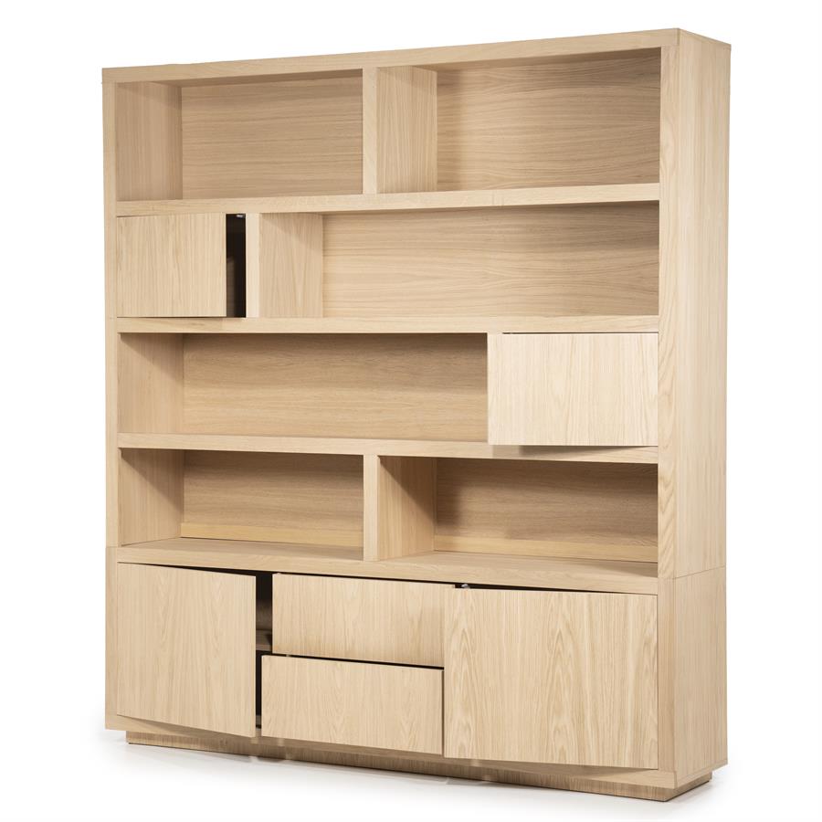 Kabinet/Wandkast Helsinki Eleonora  200x220 cm - Naturel eiken