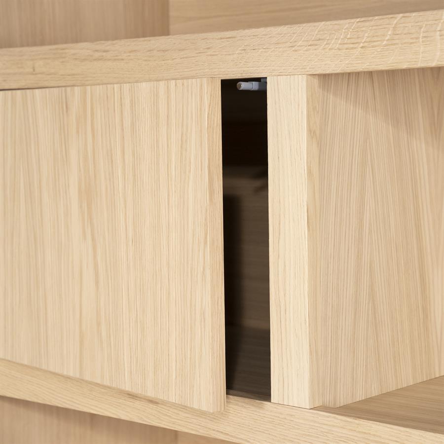 Kabinet/Wandkast Helsinki Eleonora  200x220 cm - Naturel eiken