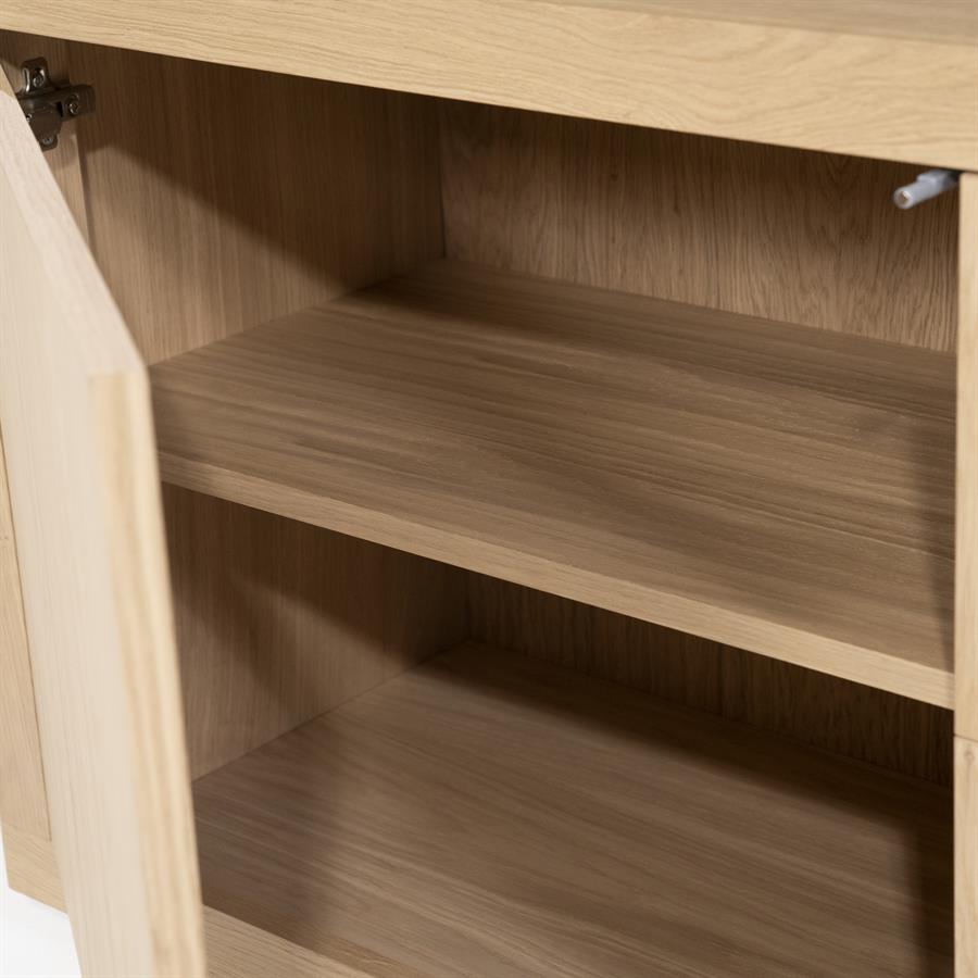 Kabinet/Wandkast Helsinki Eleonora  200x220 cm - Naturel eiken