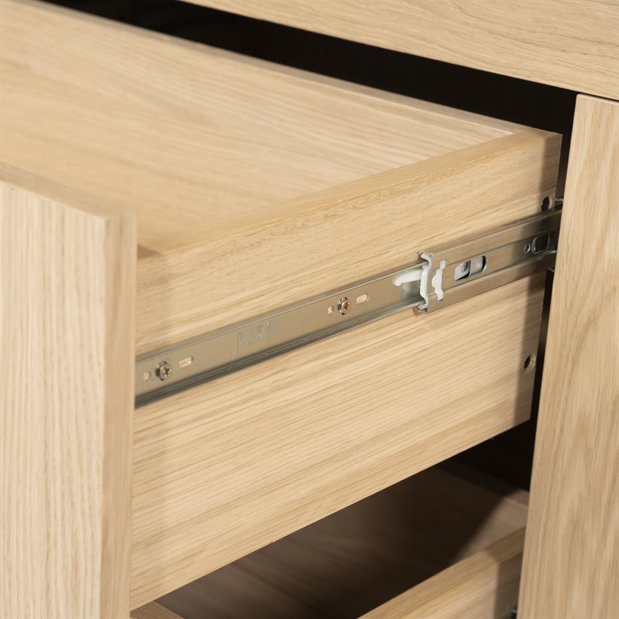 Kabinet/Wandkast Helsinki Eleonora  200x220 cm - Naturel eiken