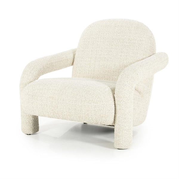Fauteuil "Monica" Eleonora met arm - Beige stof Asti