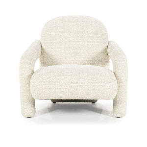 Fauteuil "Monica" Eleonora met arm - Beige stof Asti