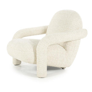 Fauteuil "Monica" Eleonora met arm - Beige stof Asti