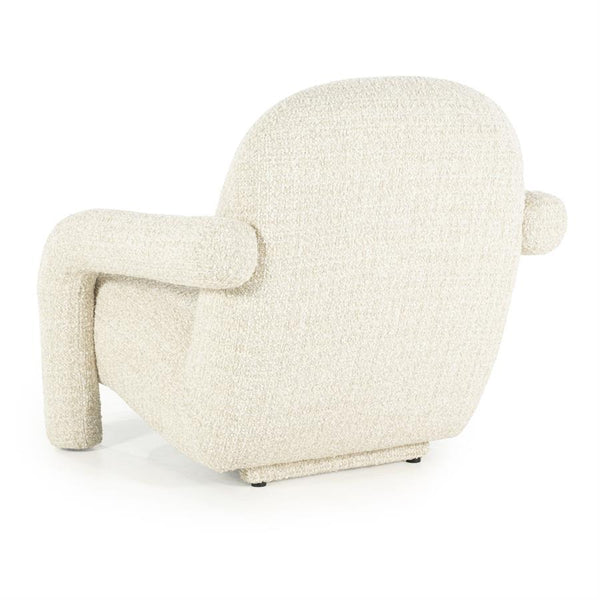 Fauteuil "Monica" Eleonora met arm - Beige stof Asti