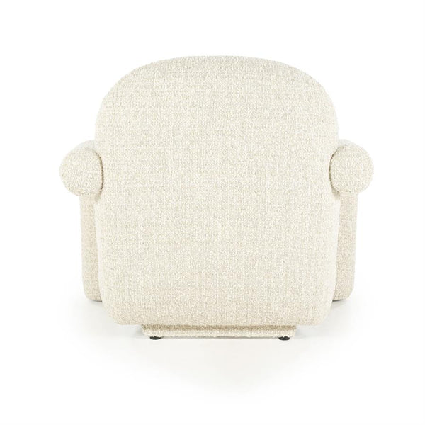 Fauteuil "Monica" Eleonora met arm - Beige stof Asti