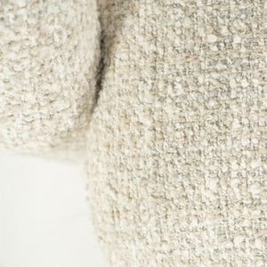 Fauteuil "Monica" Eleonora met arm - Beige stof Asti