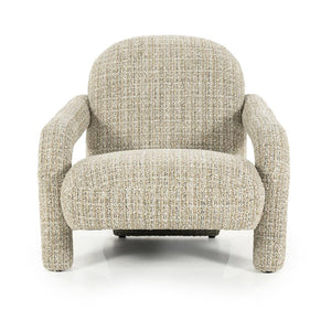 Fauteuil "Monica" Eleonora met arm - Taupe stof Asti