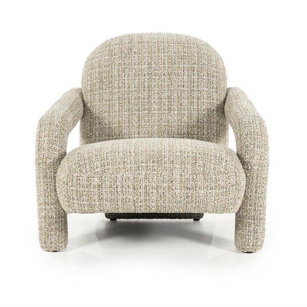 Fauteuil "Monica" Eleonora met arm - Taupe stof Asti
