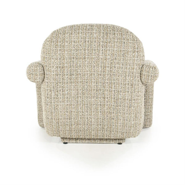 Fauteuil "Monica" Eleonora met arm - Taupe stof Asti