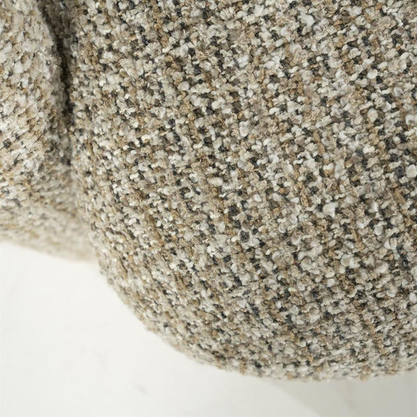 Fauteuil "Monica" Eleonora met arm - Taupe stof Asti