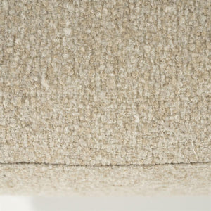 Fauteuil "Francis" Eleonora met arm - Beige stof flou