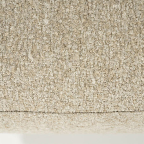 Fauteuil "Francis" Eleonora met arm - Beige stof flou