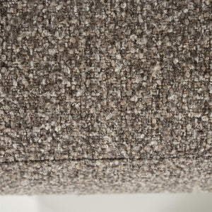 Fauteuil "Francis" Eleonora met arm - Taupe stof flou