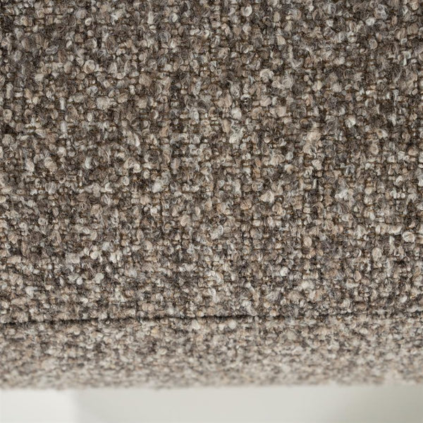 Fauteuil "Francis" Eleonora met arm - Taupe stof flou