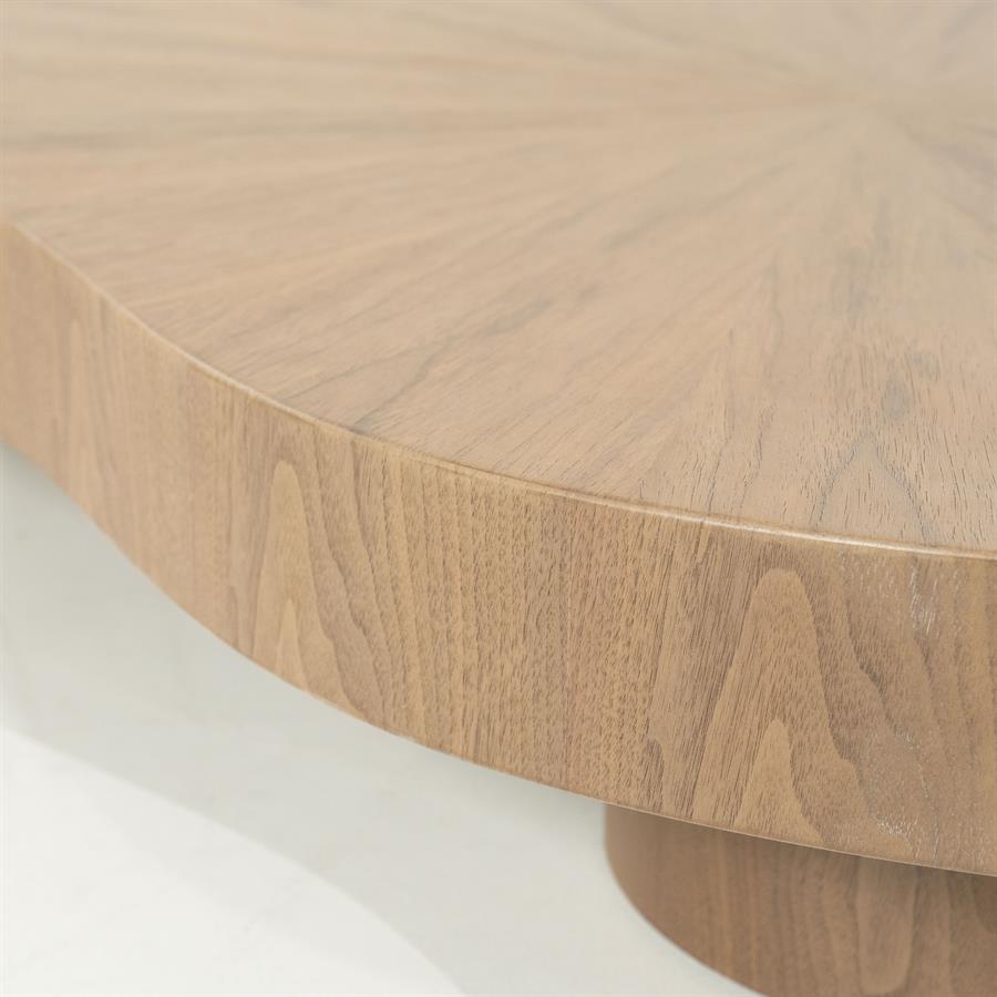 Salontafel Bobbie Eleonora organische vorm 150x110 cm - Lichtbruin