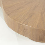 Salontafel Bobbie Eleonora organische vorm 150x110 cm - Lichtbruin