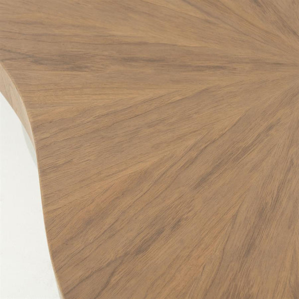 Salontafel Bobbie Eleonora organische vorm 150x110 cm - Lichtbruin