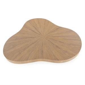 Salontafel Bobbie Eleonora organische vorm 150x110 cm - Lichtbruin