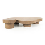 Salontafel Bobbie Eleonora organische vorm 150x110 cm - Lichtbruin