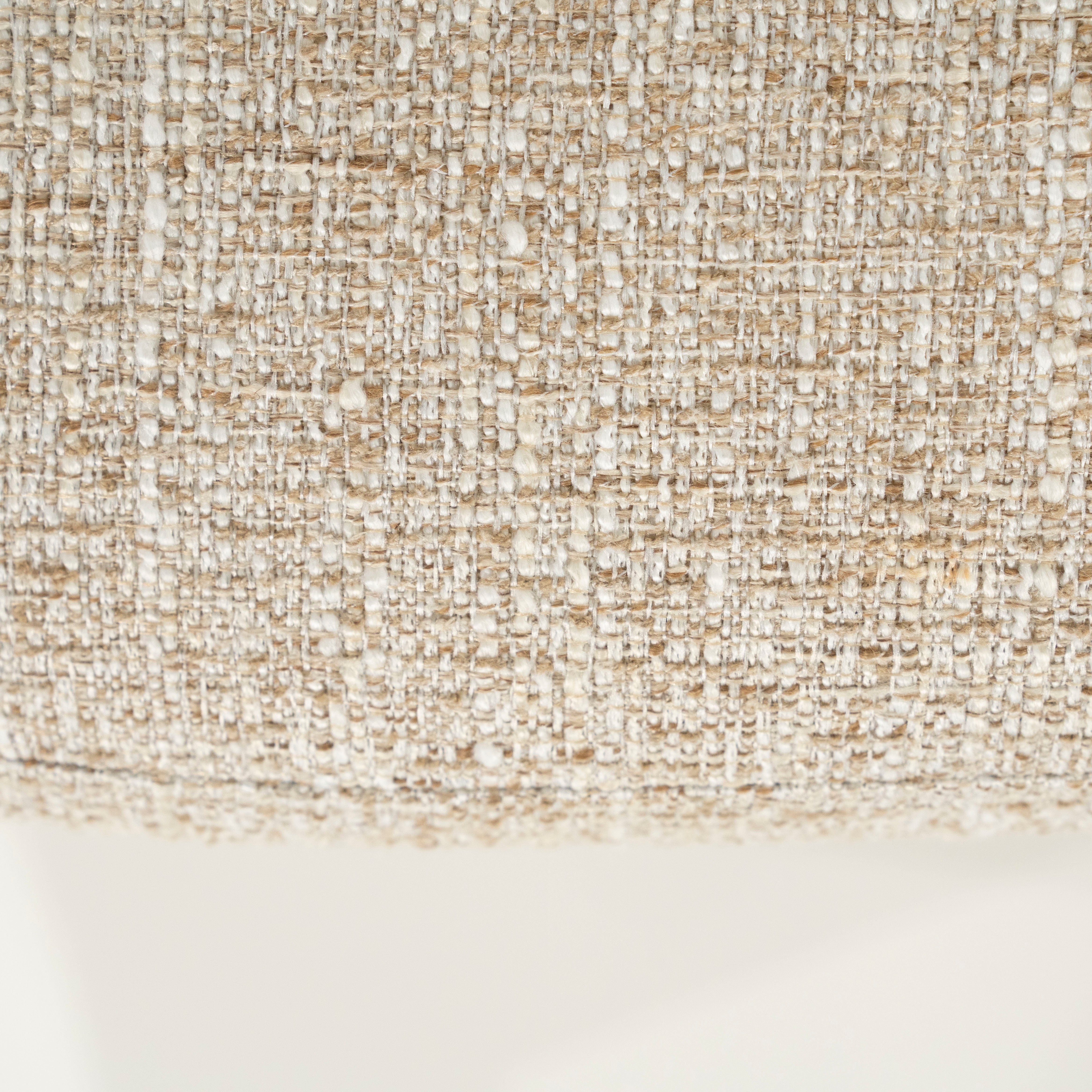 Stoel Connor Eleonora naturel houten poot met draaifunctie - Beige Donna