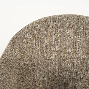 Fauteuil draaibaar "Connor" Eleonora met arm - Bruin Donna