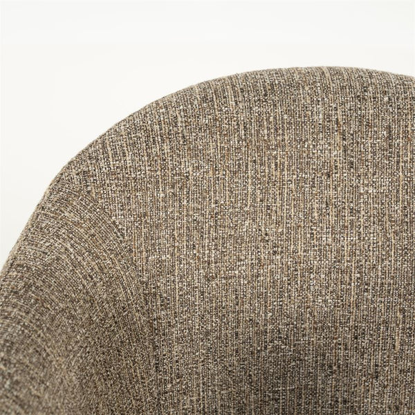 Fauteuil draaibaar "Connor" Eleonora met arm - Bruin Donna