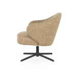 Fauteuil draaibaar "Connor" Eleonora met arm - Mosterd Donna