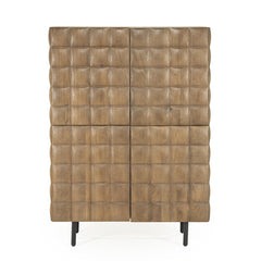 Wandkast / kabinet Felix Eleonora 109x41,5x147 cm - Mangohout