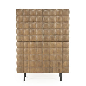 Wandkast / kabinet Felix Eleonora 109x41,5x147 cm - Mangohout