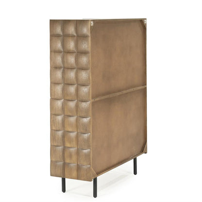 Wandkast / kabinet Felix Eleonora 109x41,5x147 cm - Mangohout