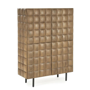 Wandkast / kabinet Felix Eleonora 109x41,5x147 cm - Mangohout