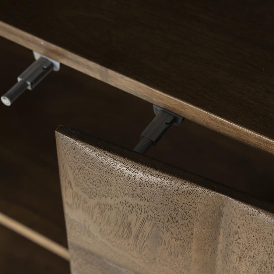 Wandkast / kabinet Felix Eleonora 109x41,5x147 cm - Mangohout