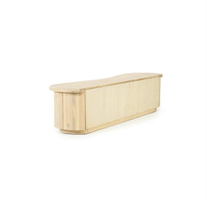 Tv meubel Josh Eleonora halfrond 180 cm - Naturel eiken