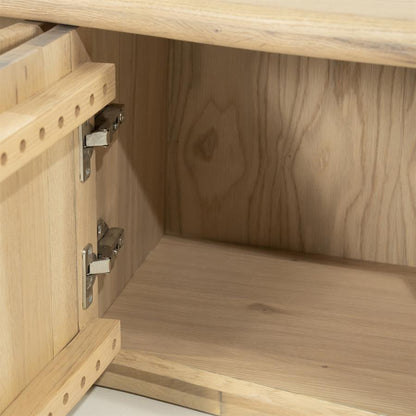Tv meubel Josh Eleonora halfrond 180 cm - Naturel eiken