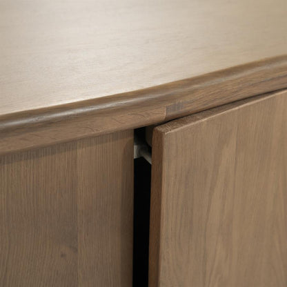 Tv meubel Josh Eleonora halfrond 180 cm - Bruin eiken, foto 10