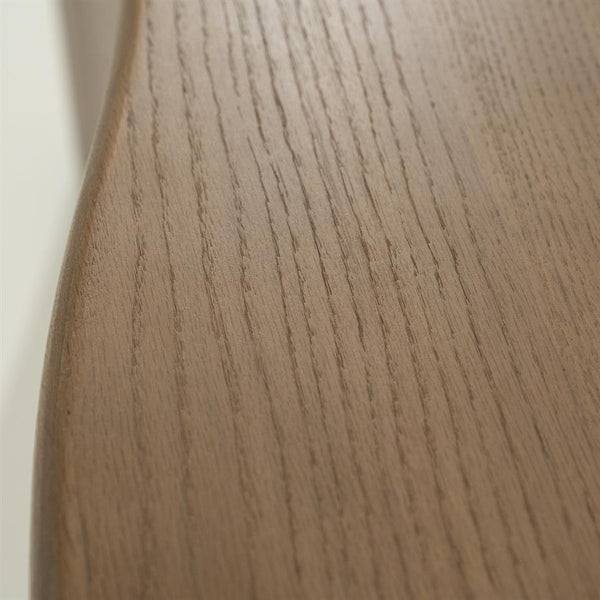 Dressoir Josh Eleonora halfrond 180x50x80 cm - Bruin eiken