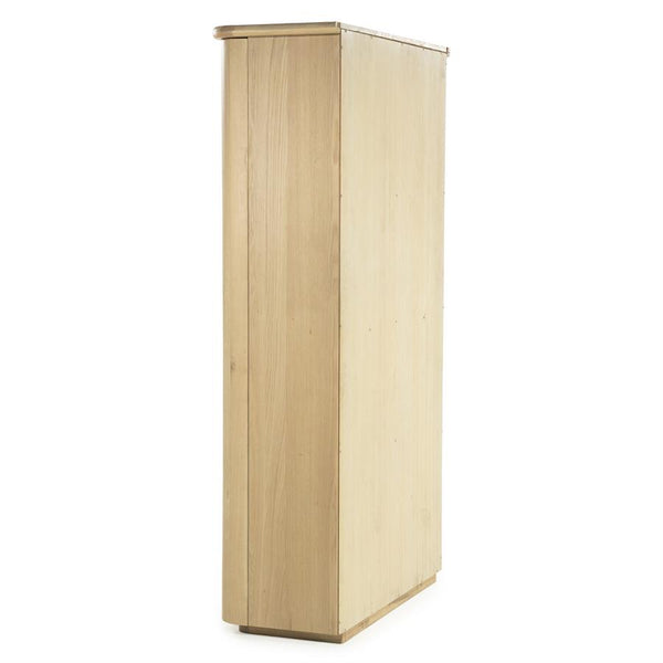 Wandkast / kabinet Josh Eleonora halfrond 120x50x210 cm - Naturel eiken