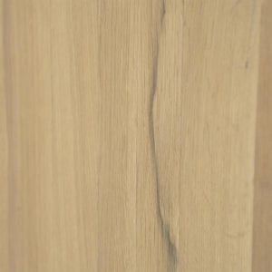 Wandkast / kabinet Josh Eleonora halfrond 120x50x210 cm - Naturel eiken