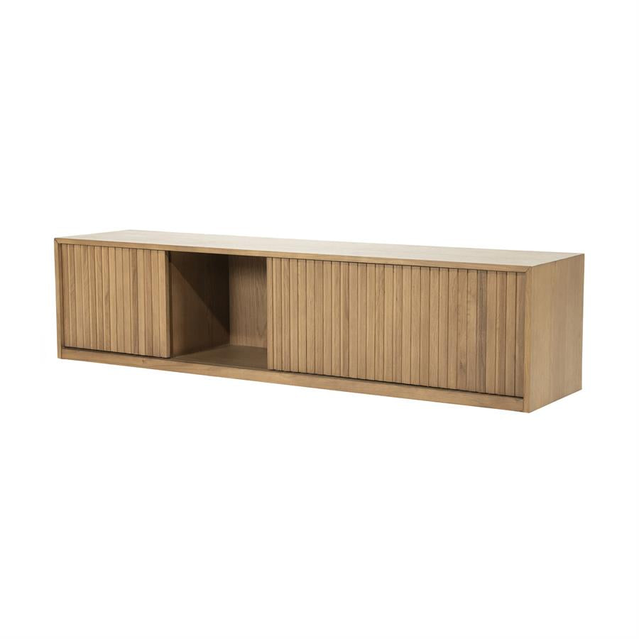 Tv meubel Milo Eleonora 180 cm - Bruin eiken