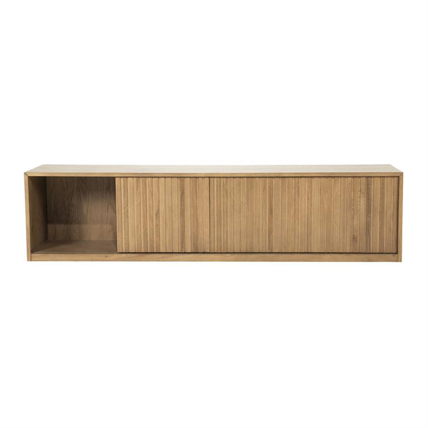 Tv meubel Milo Eleonora 180 cm - Bruin eiken