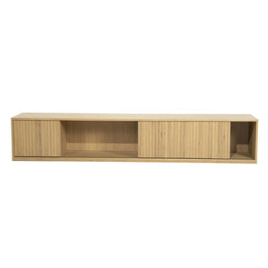Tv meubel Milo Eleonora 240 cm - Naturel eiken