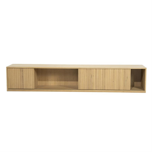Tv meubel Milo Eleonora 240 cm - Naturel eiken
