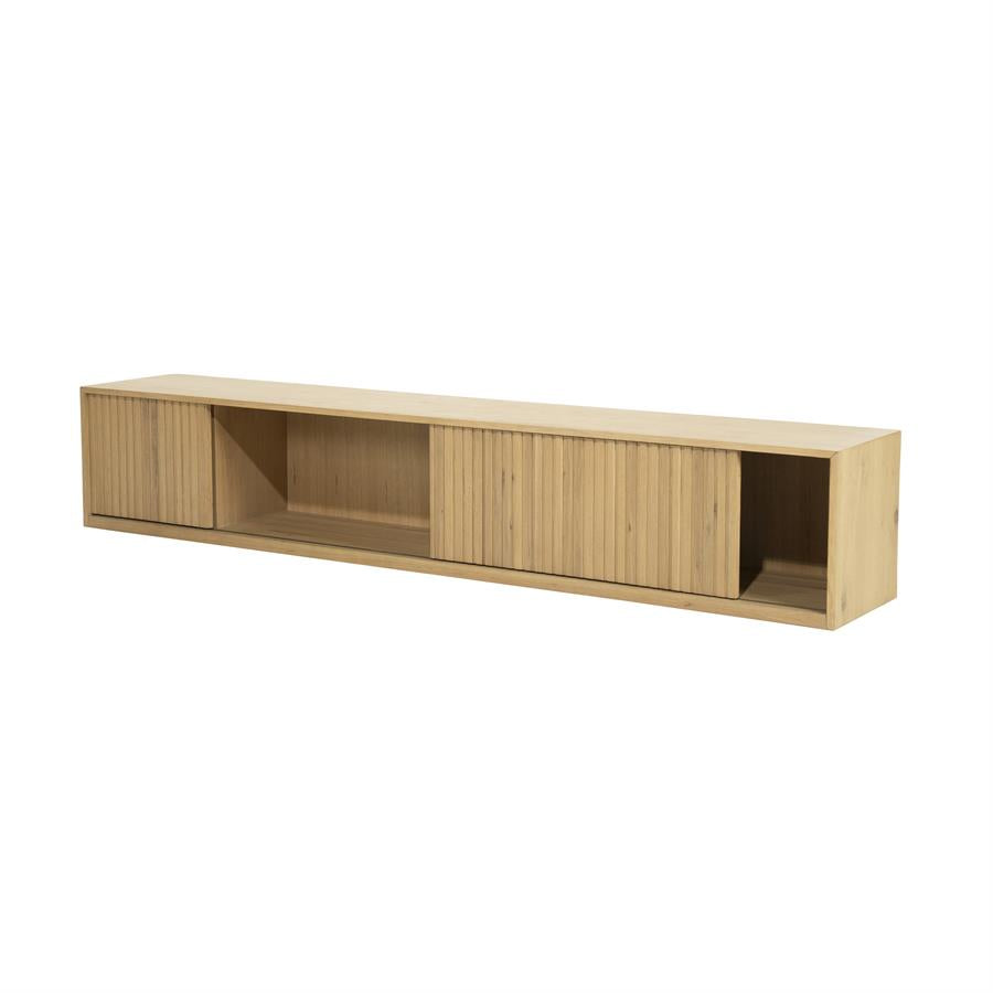 Tv meubel Milo Eleonora 240 cm - Naturel eiken